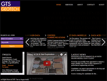 Tablet Screenshot of gts-geotech.com